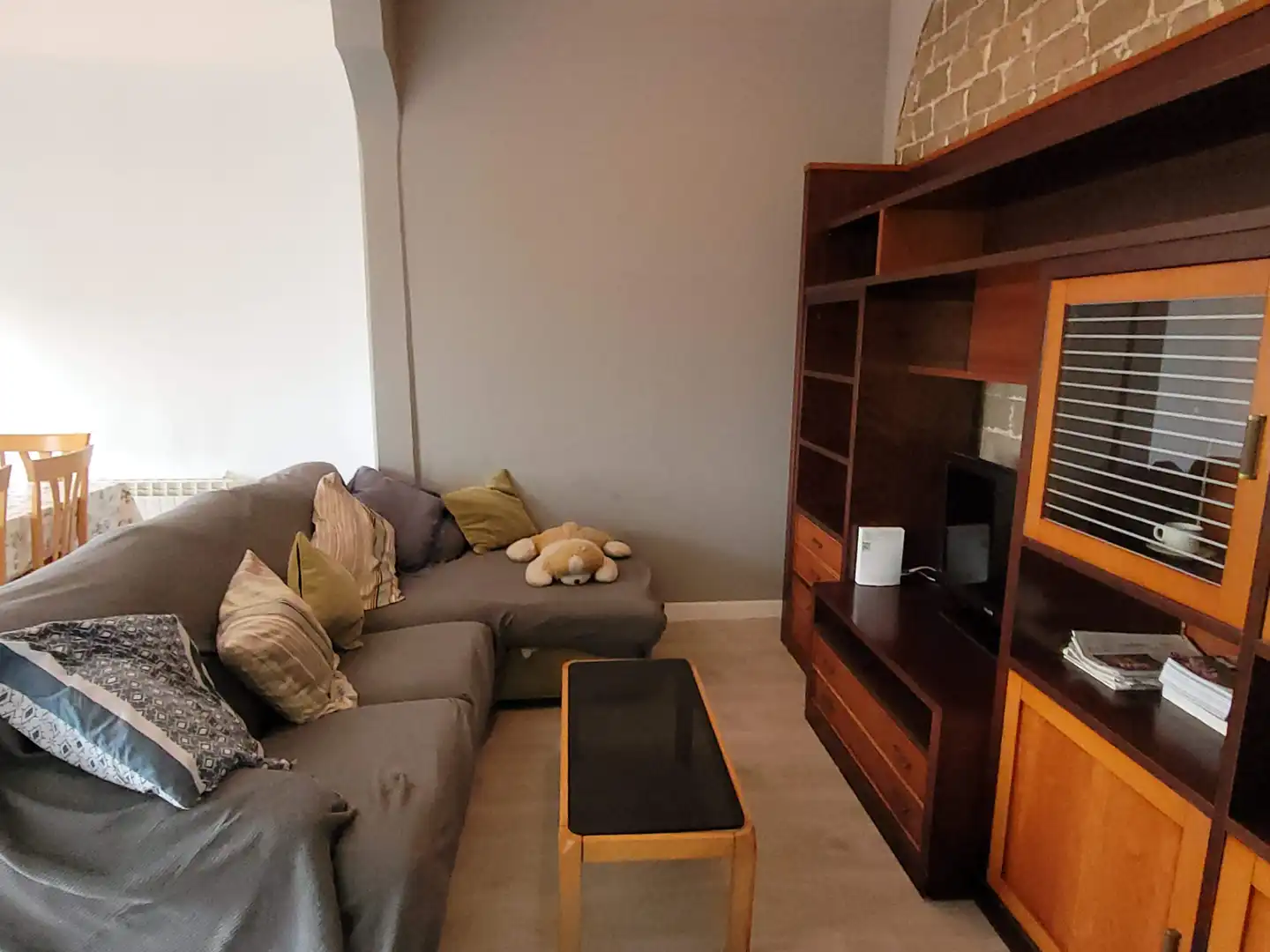 Living room of Flat for sale in Medina del Campo  with Heating, Parquet flooring and Furnished