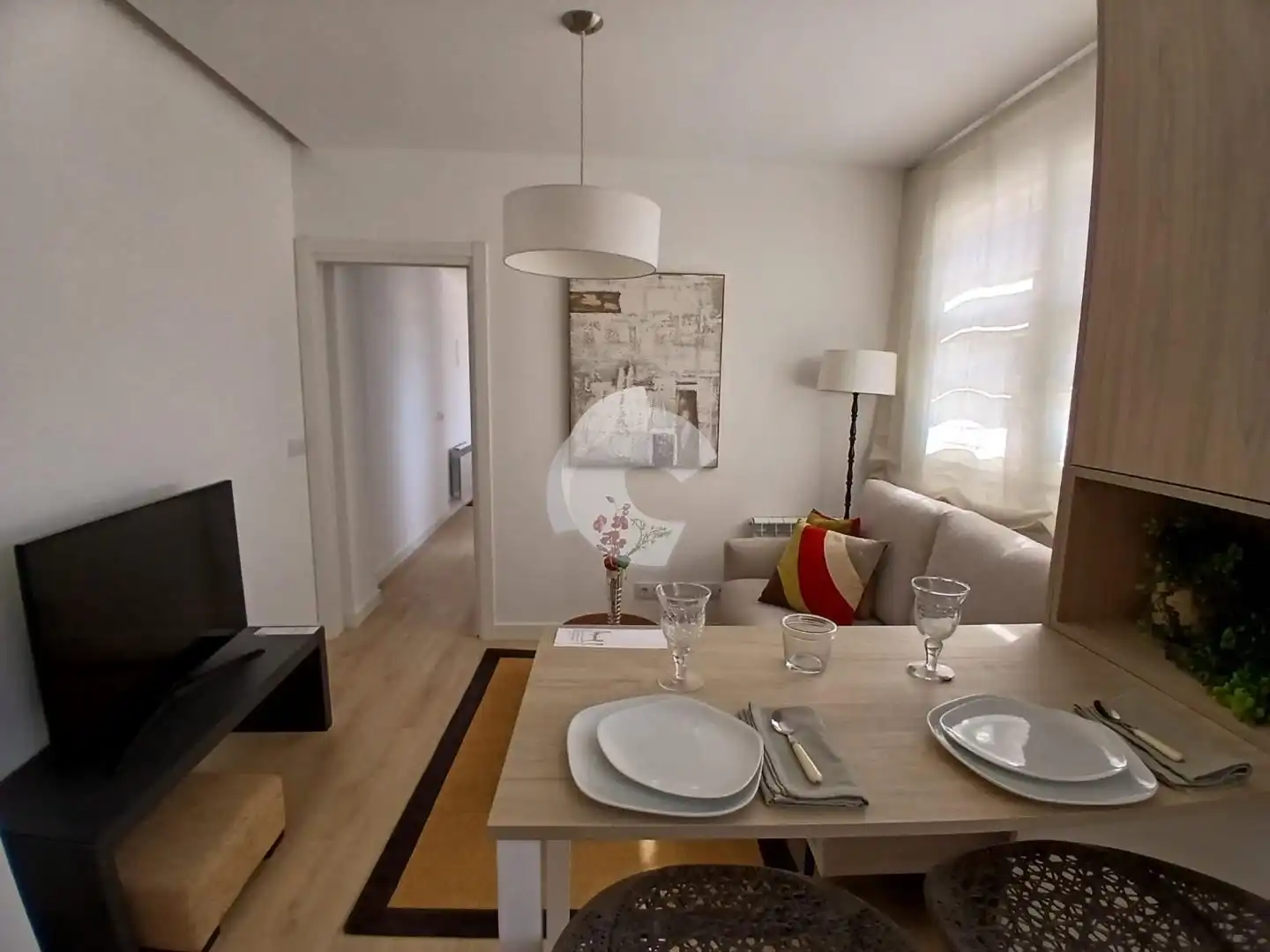Sala d'estar de Pis en venda en A Coruña Capital  amb Calefacció, Terrassa i Balcó