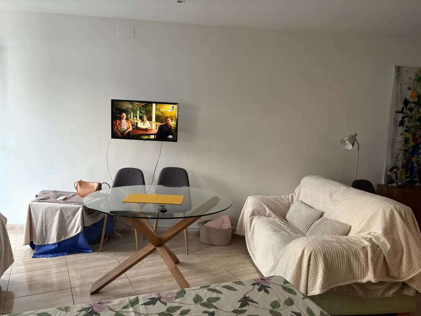 Sala de estar de Piso en venta en Riba-roja d'Ebre con Aire acondicionado, Calefacción y Balcón