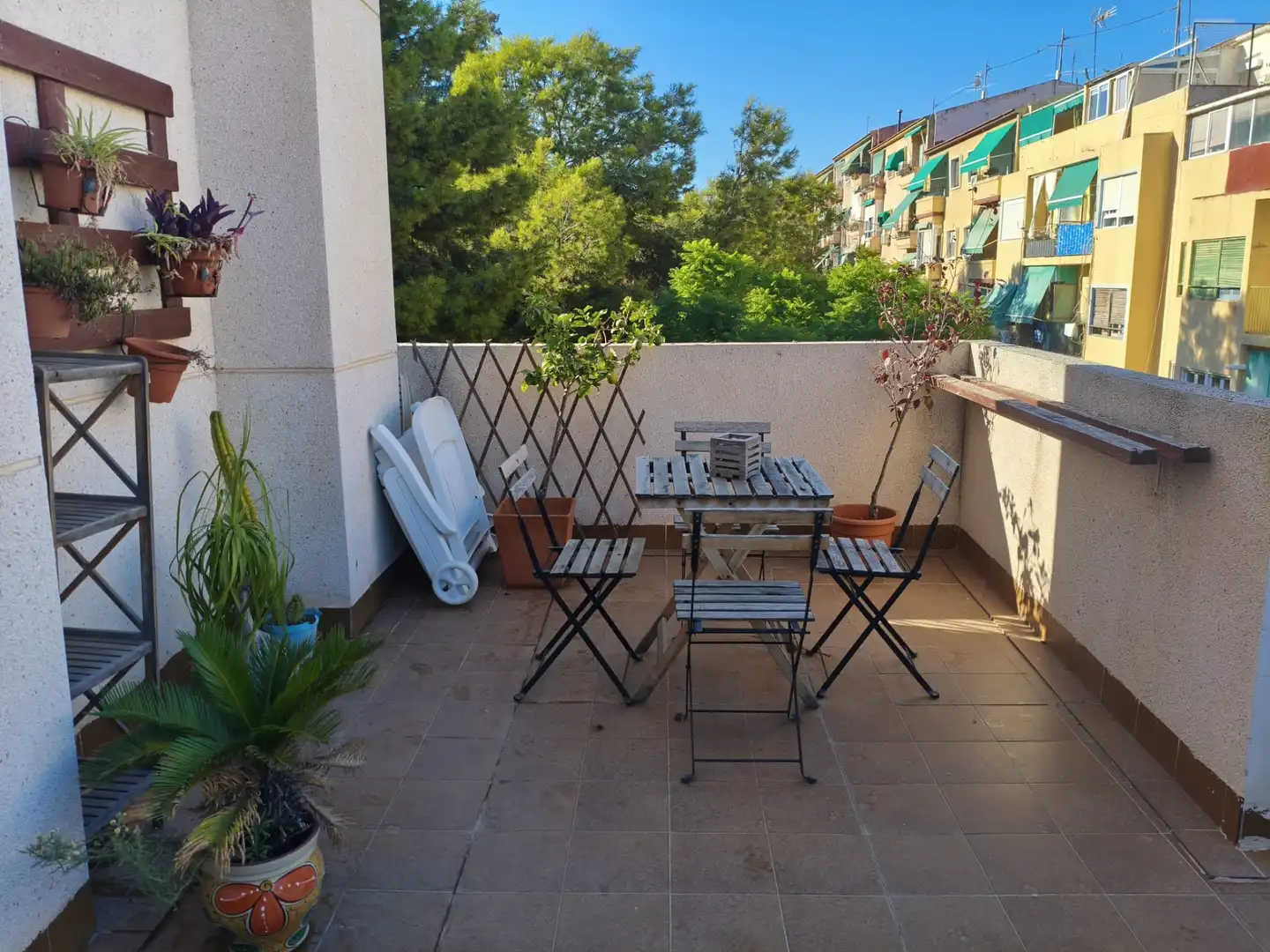 Terraza de Dúplex en venta en Alicante / Alacant con Aire acondicionado, Calefacción y Jardín privado