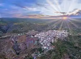 Vista exterior de Casa o chalet en venta en Santa Cruz de Moya con Aire acondicionado, Calefacción y Amueblado