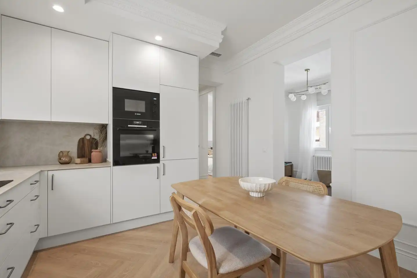 Kitchen of Flat for sale in Madrid  with Air Conditioner, Heating and Furnished