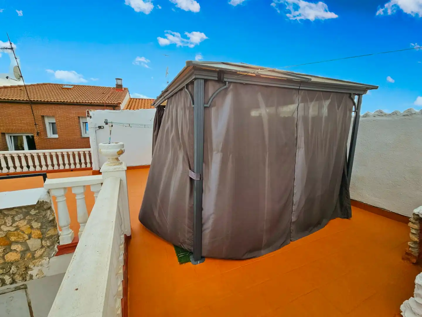 Terraza de Casa o chalet en venta en Palencia con Calefacción, Jardín privado y Terraza