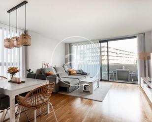 Living room of Flat for sale in  Barcelona Capital  with Air Conditioner, Heating and Terrace