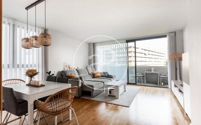 Sala d'estar de Pis en venda en  Barcelona Capital amb Aire condicionat, Calefacció i Terrassa