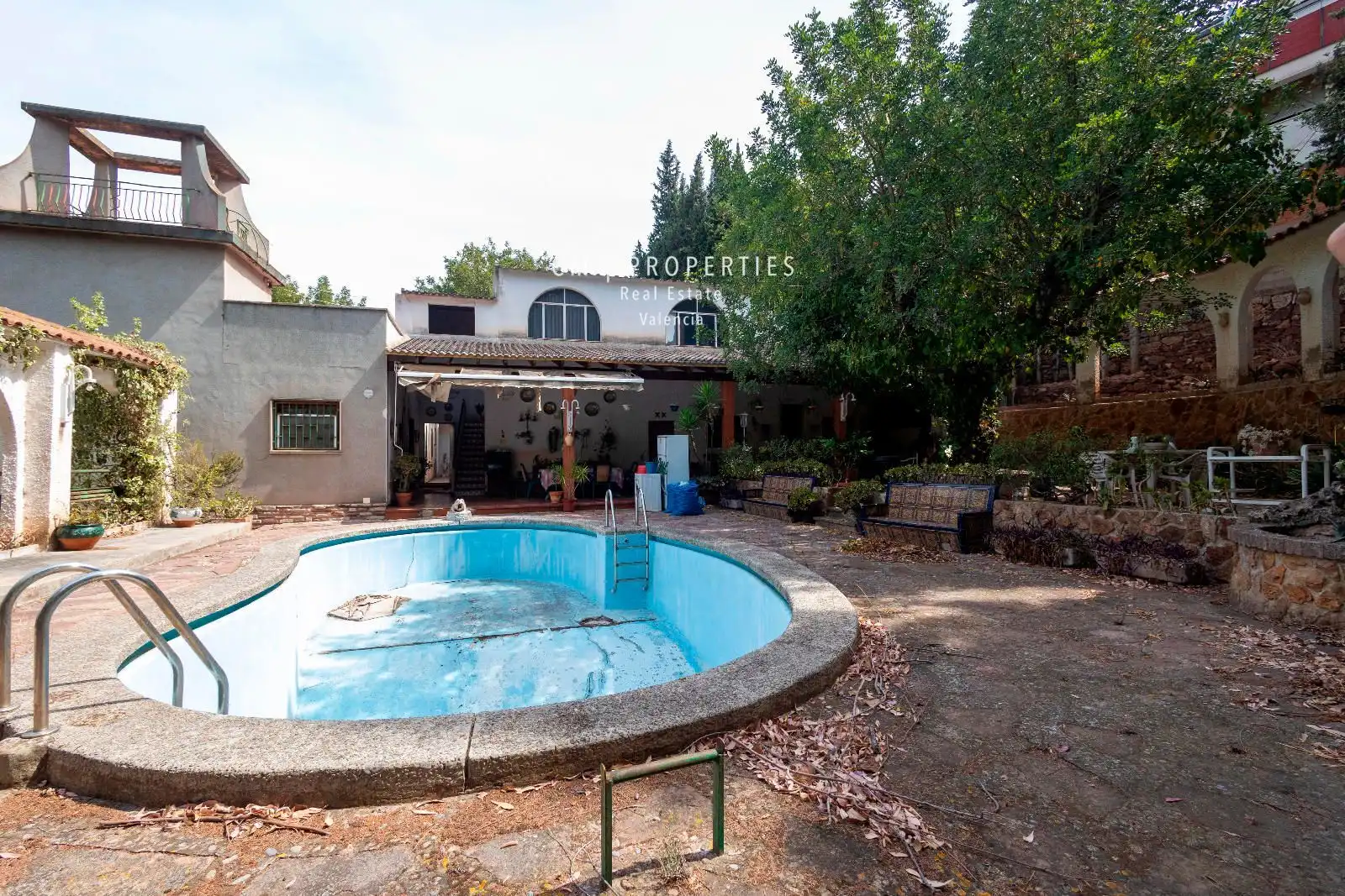 Vista exterior de Casa o chalet en venta en Náquera con Aire acondicionado, Terraza y Piscina