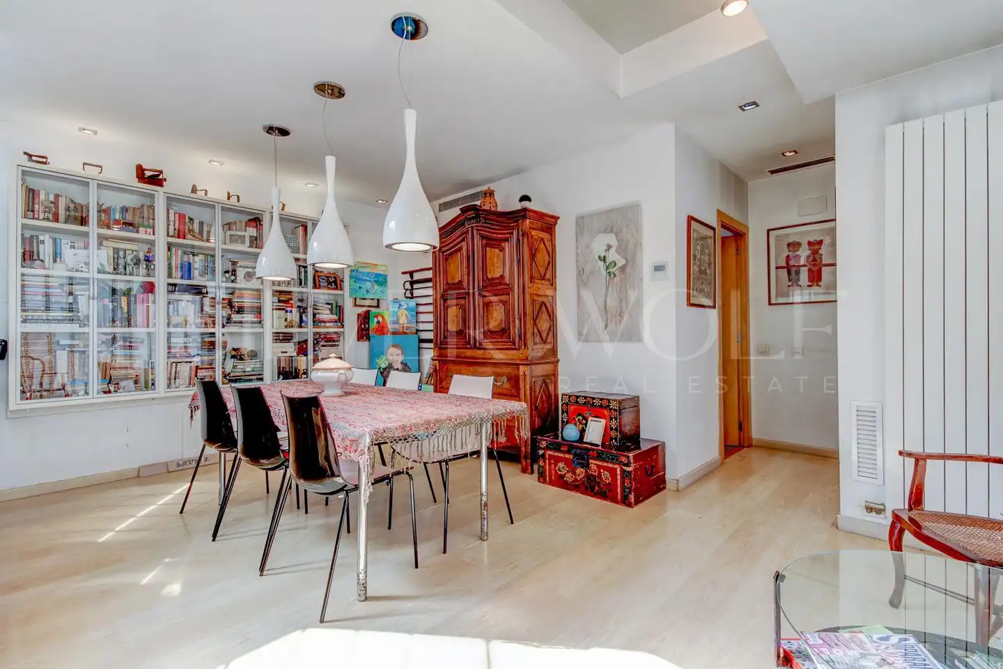 Comedor de Casa o chalet en venta en Santa Coloma de Gramenet con Aire acondicionado, Calefacción y Jardín privado