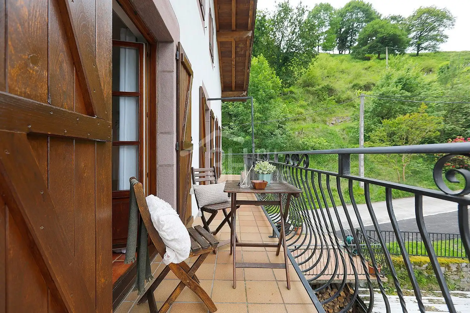 Balcony of Flat for sale in Donamaria  with Heating, Terrace and Storage room
