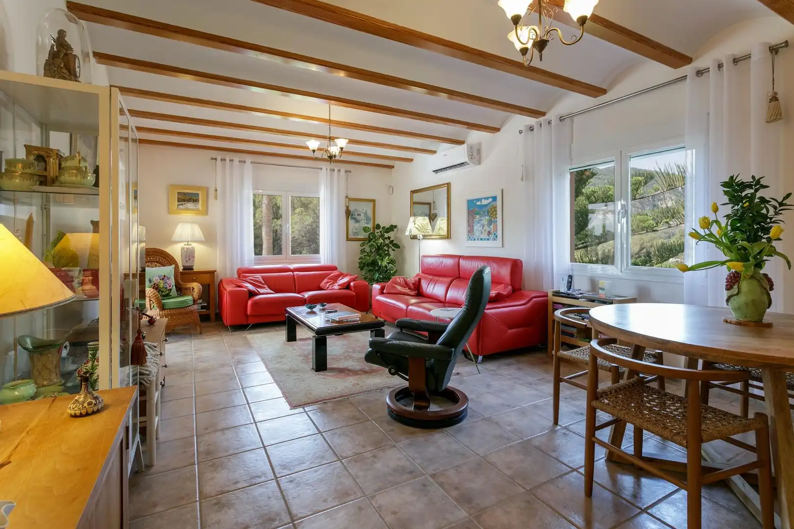 Living room of Houses for sale in Barx  with Air Conditioner, Heating and Private garden