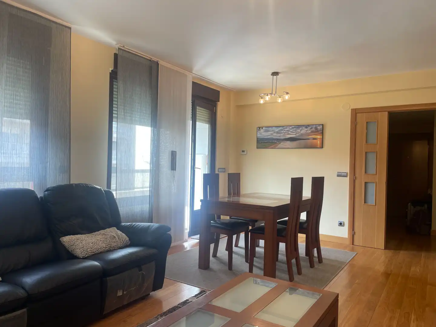 Sala de estar de Piso en venta en Zarautz con Calefacción, Amueblado y Balcón
