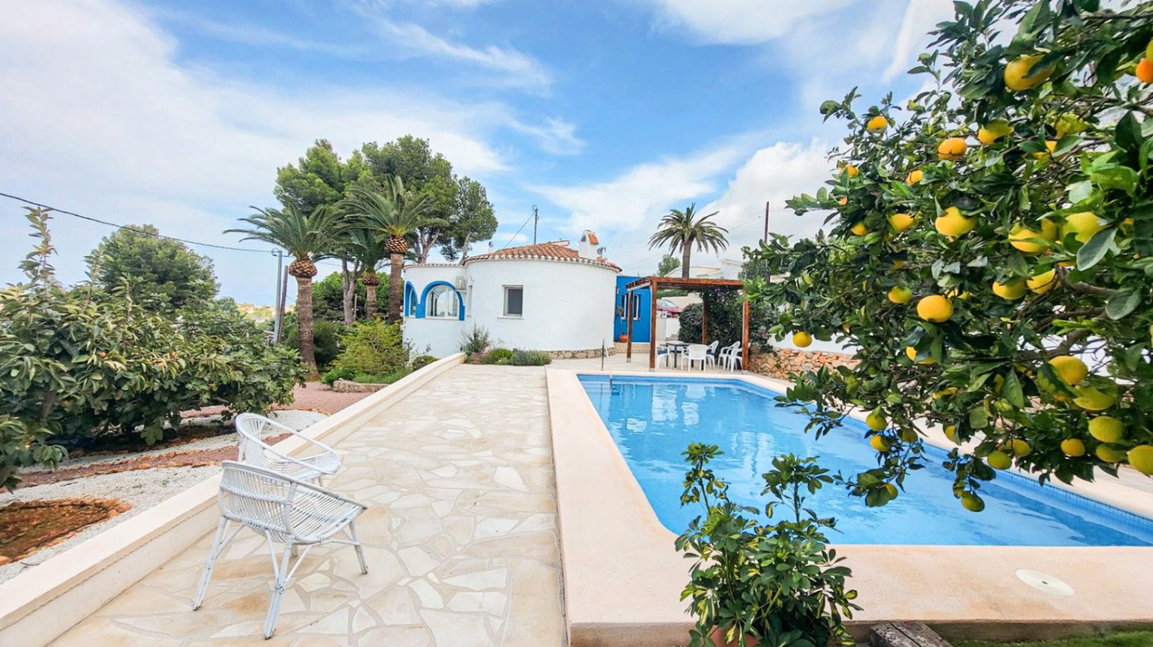 Jardí de Casa o xalet en venda en Dénia amb Aire condicionat, Calefacció i Jardí privat