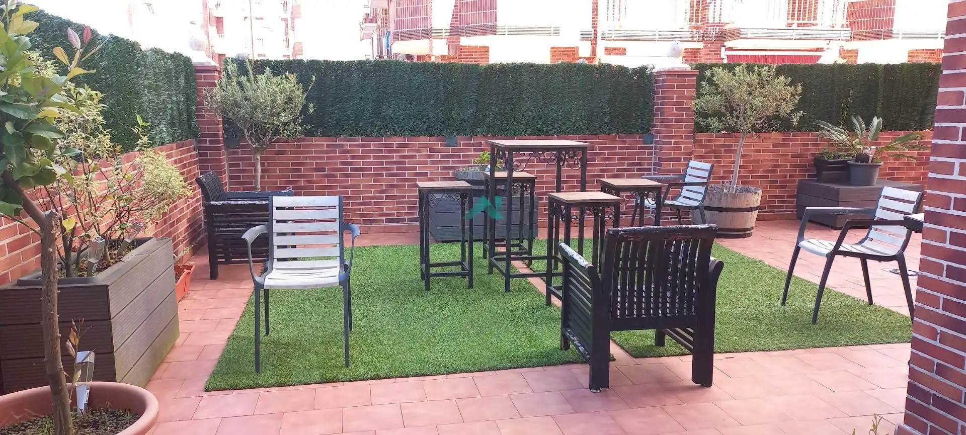Terrasse von Erdgeschoss zum Verkauf in Santoña mit Heizung und Privatgarten
