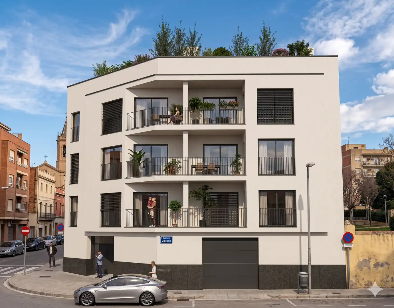 Vista exterior de Edificio en venta en Terrassa