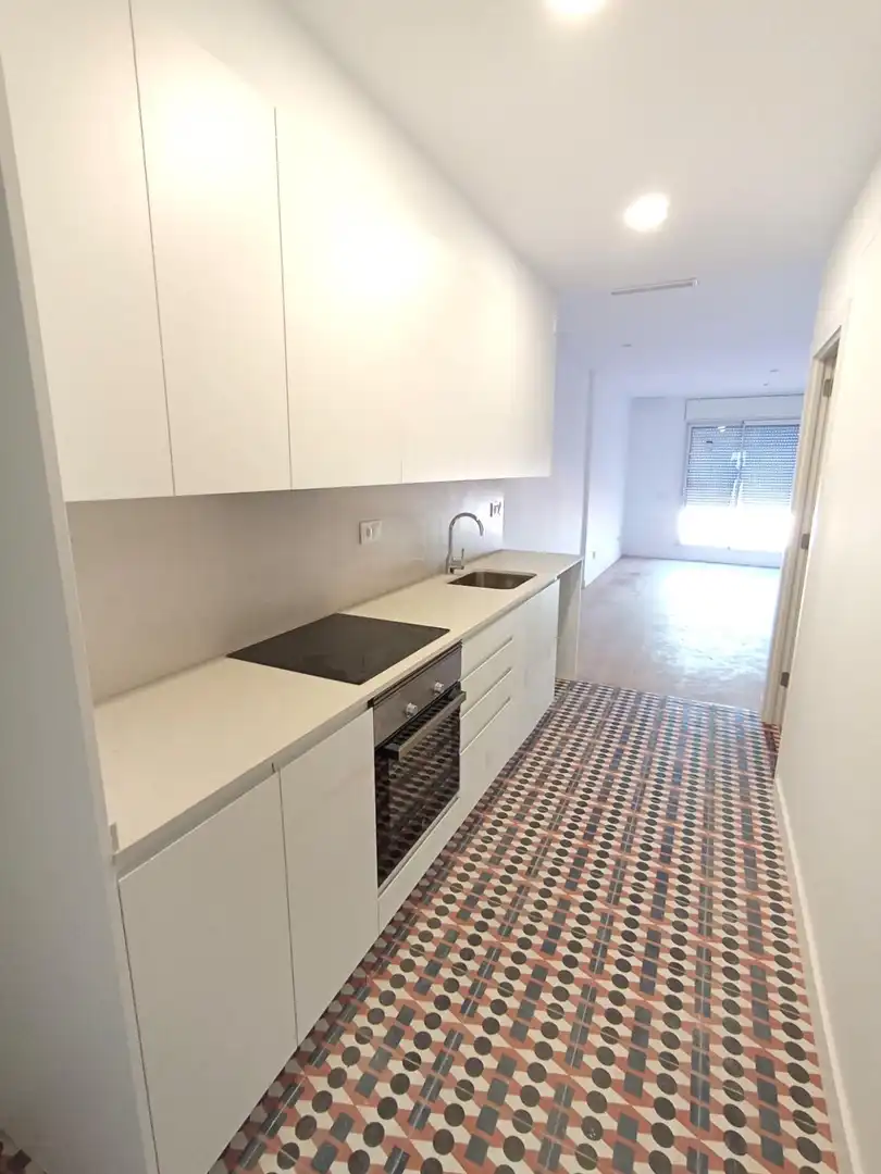 Cuina de Pis de lloguer en Mataró amb Aire condicionat, Parquet i Terrassa