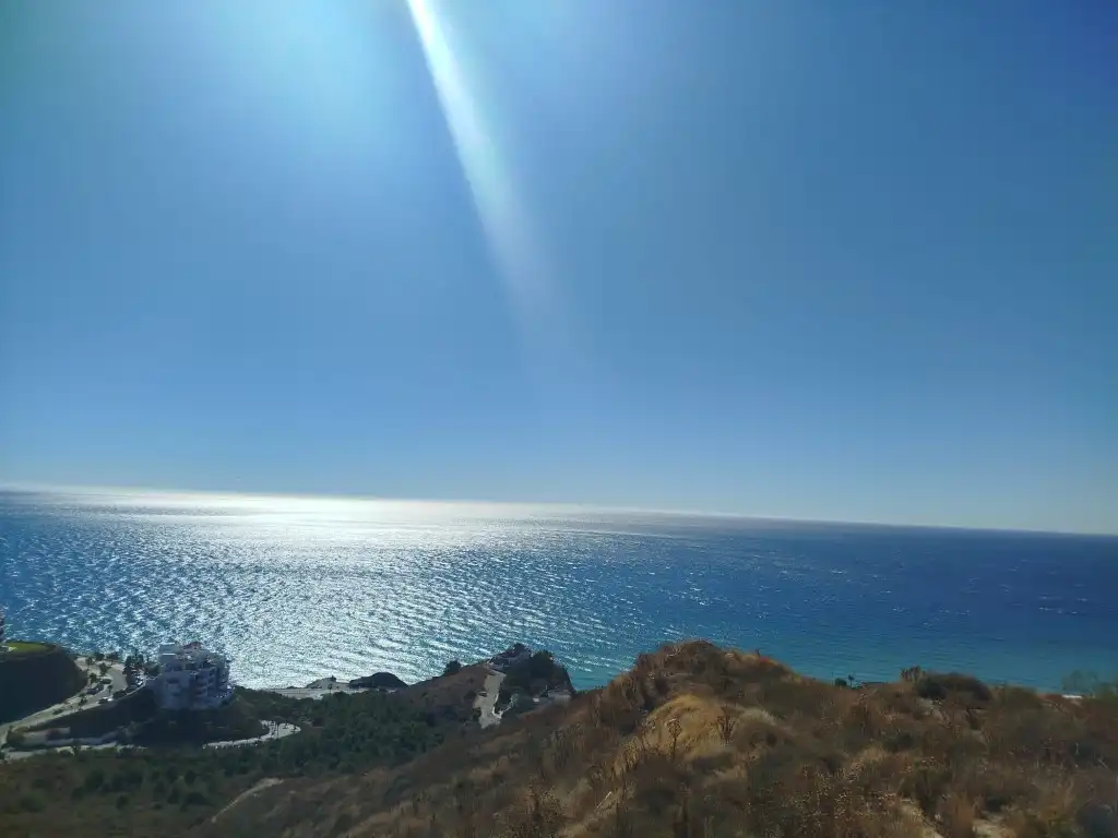 Vista exterior de Casa adosada en venta en Torrox con Terraza, Piscina y Piscina comunitaria