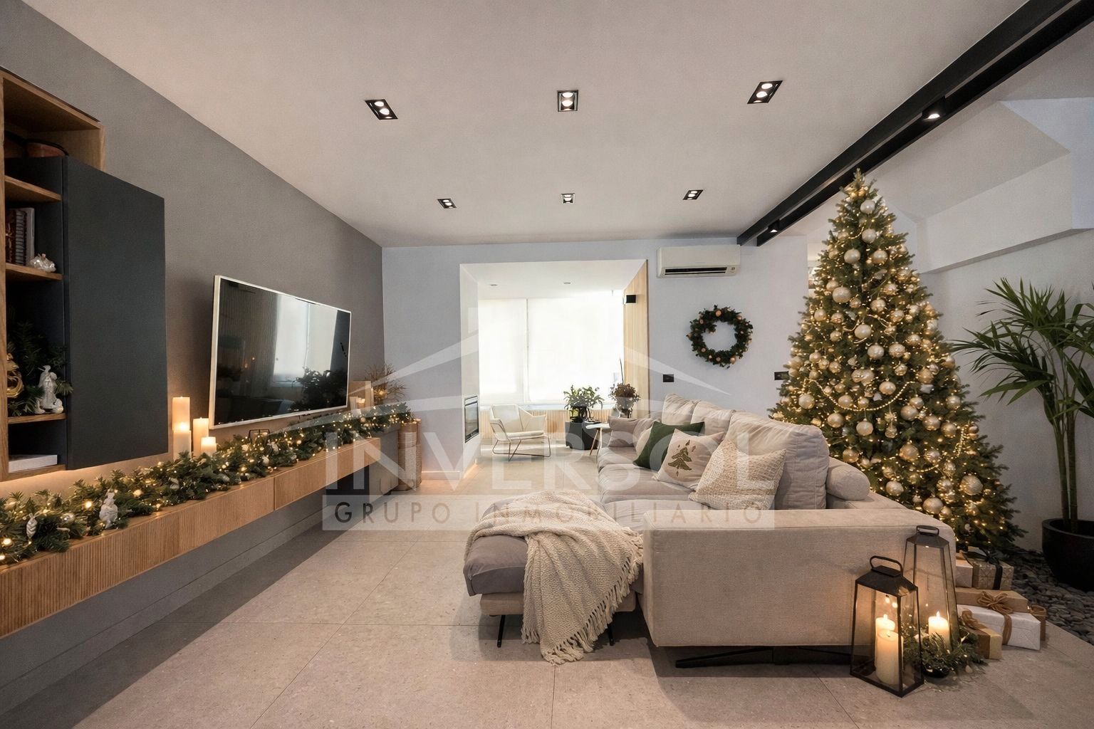 Living room of Single-family semi-detached for sale in El Ejido  with Air Conditioner, Heating and Terrace