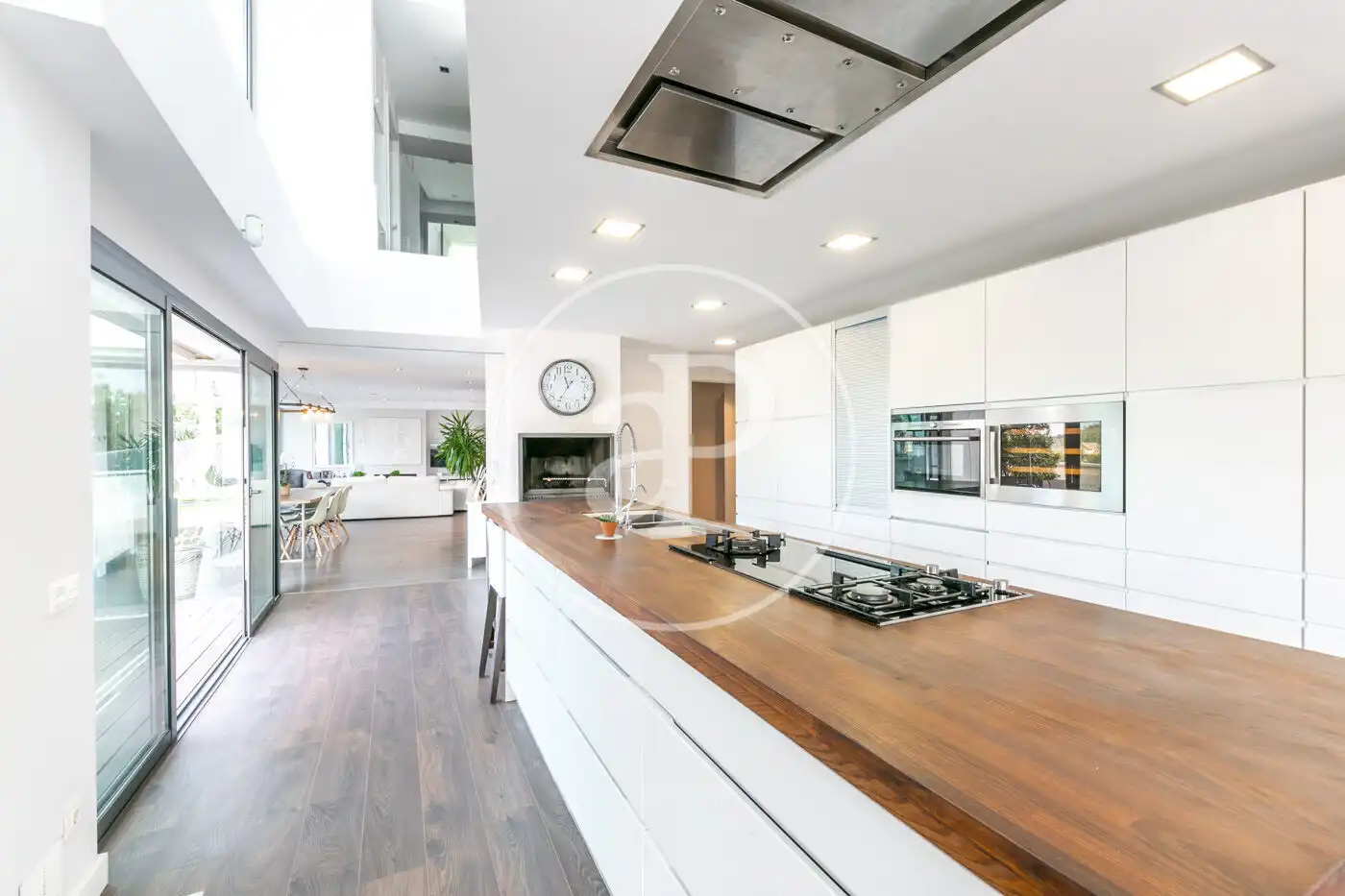 Kitchen of Houses for rent in Barcelona  with Air Conditioner, Heating and Private garden
