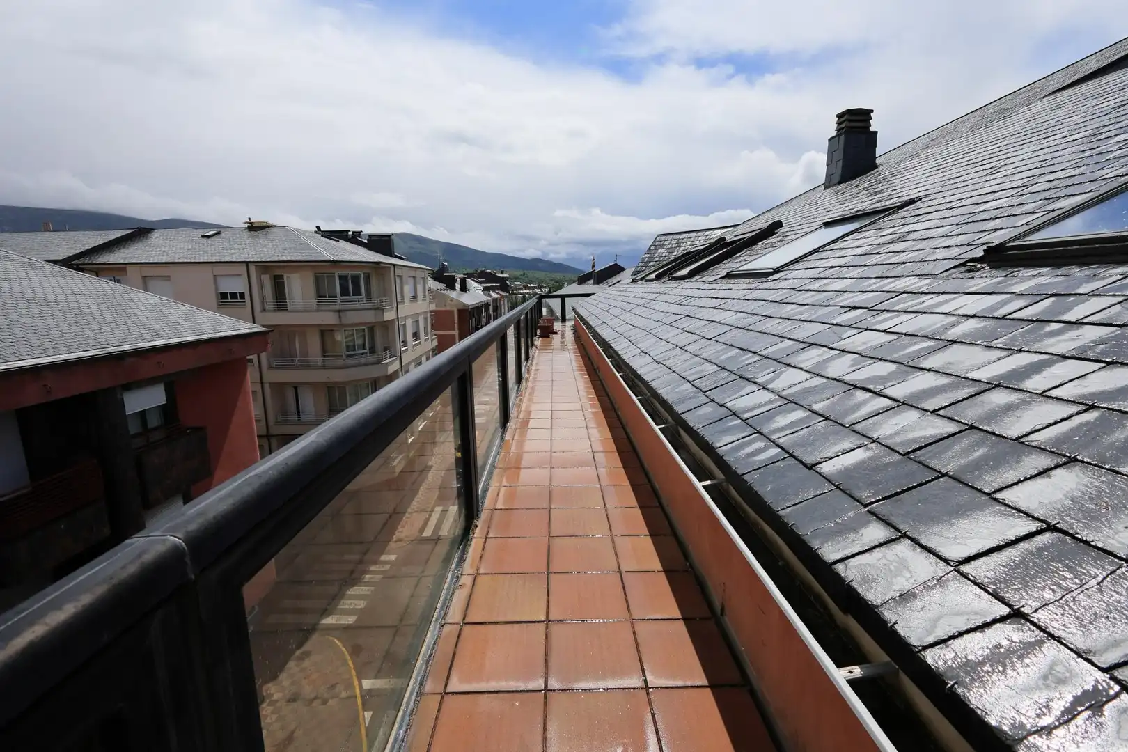 Terrasse von Dachboden zum Verkauf in Bembibre mit Heizung und Balkon