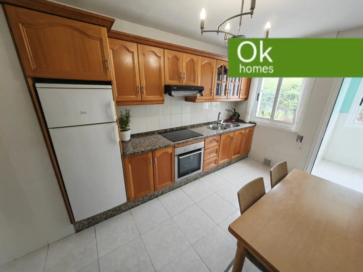 Cocina de Piso en venta en Betanzos con Calefacción, Parquet y Terraza