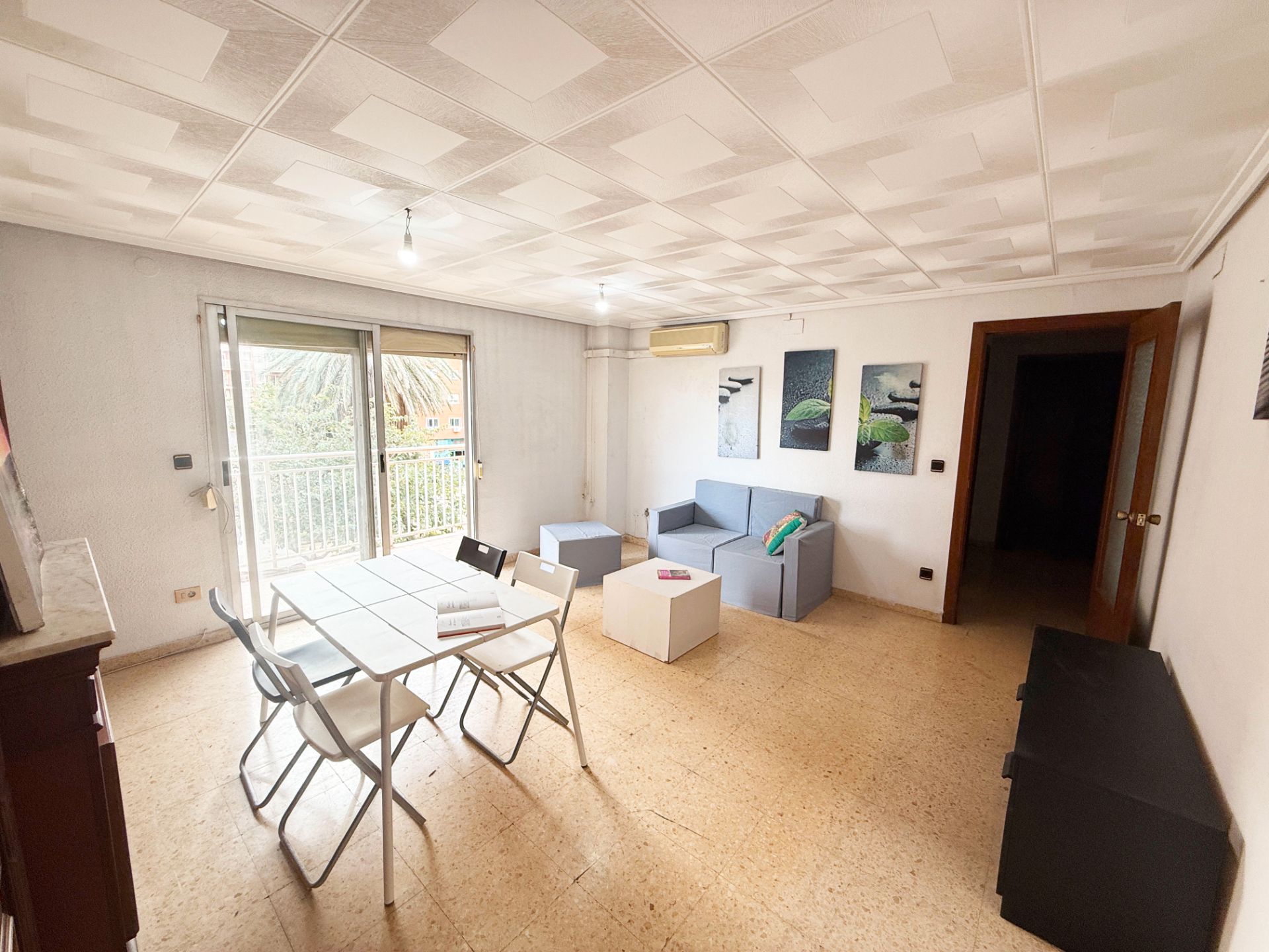 Living room of Flat for sale in  Valencia Capital  with Balcony