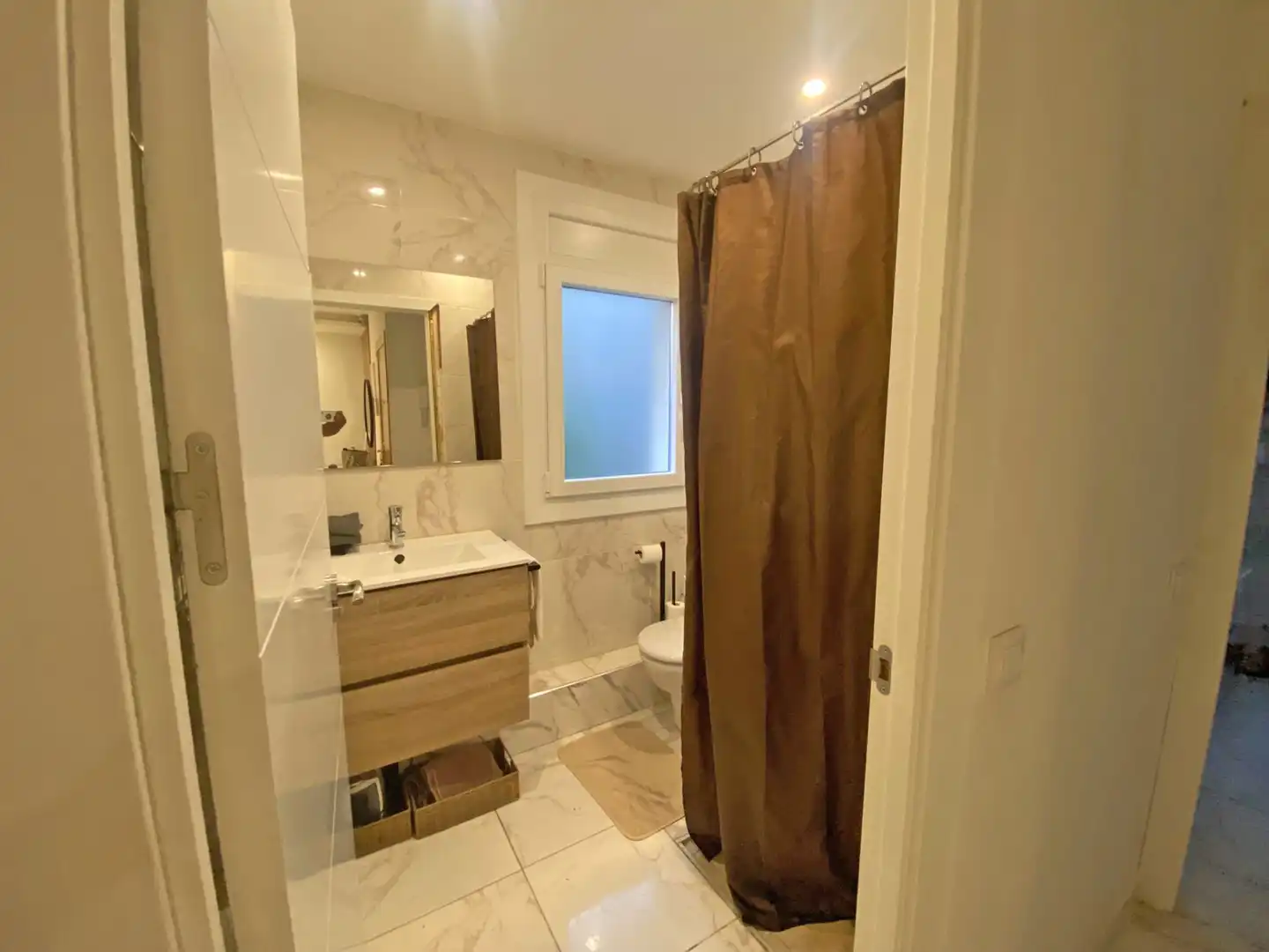 Badezimmer von Wohnung zum Verkauf in Vic mit Heizung und Balkon