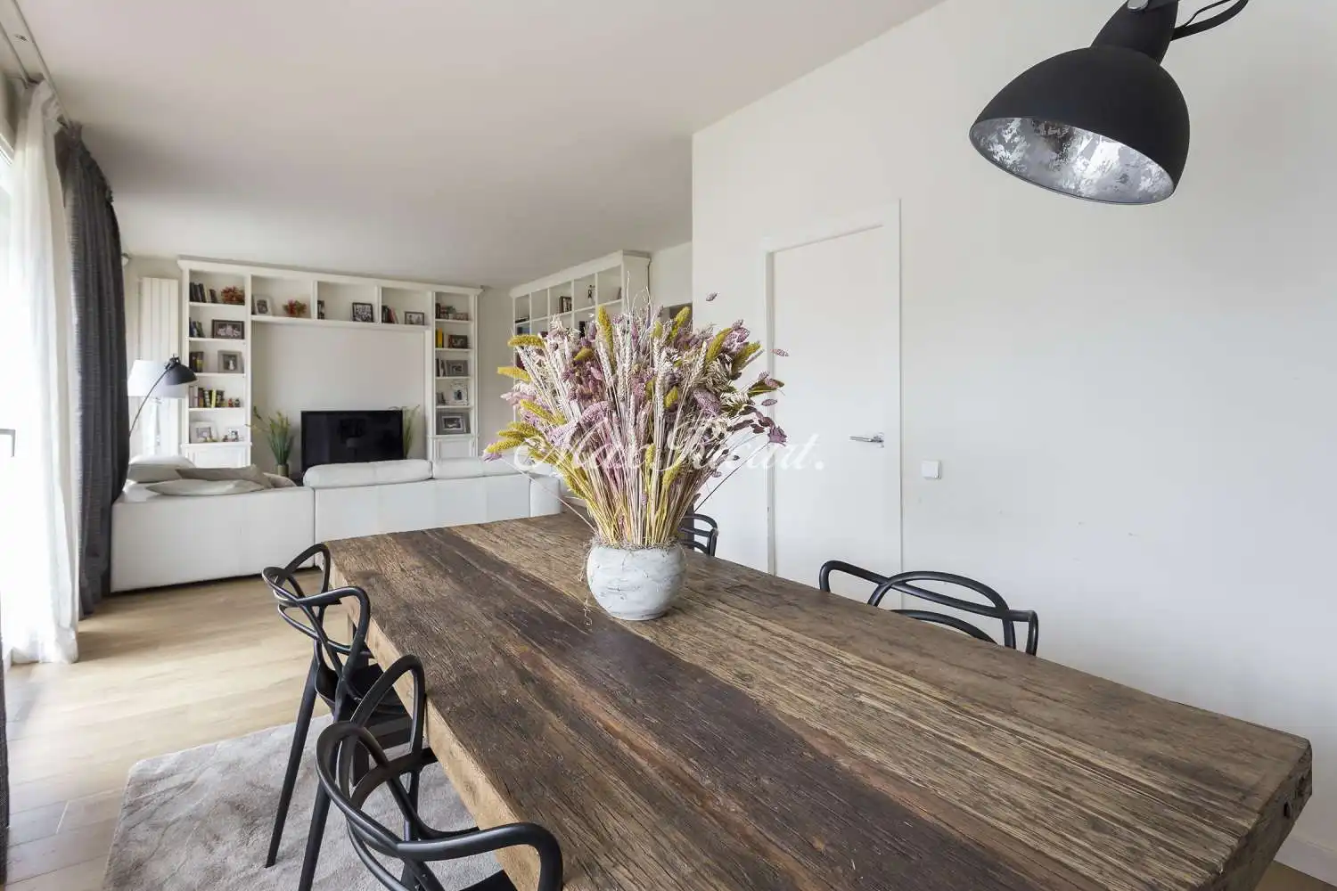 Esszimmer von Wohnung zur Miete in Barcelona mit Klimaanlage, Heizung und Terrasse