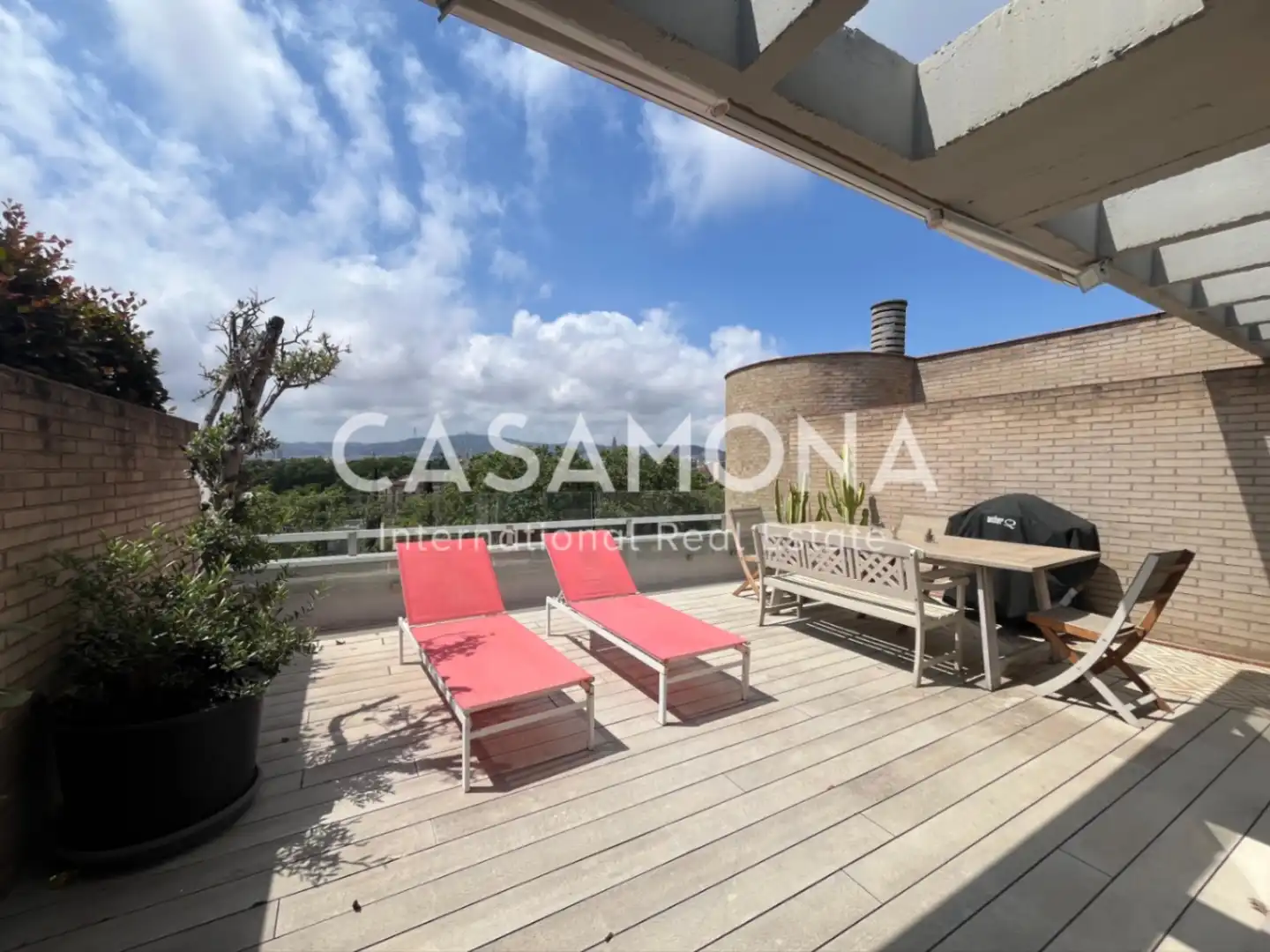 Terrassa de Apartament de lloguer en Barcelona amb Aire condicionat, Terrassa i Moblat