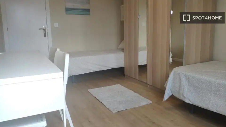 Habitación de Piso de alquiler en Madrid con Aire acondicionado, Calefacción y Amueblado