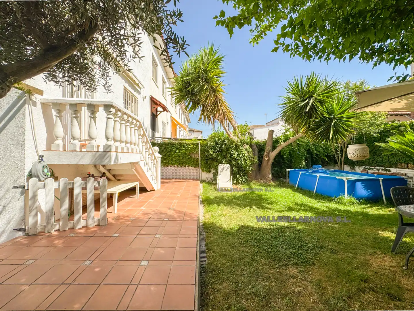 Garden of Houses for sale in Parets del Vallès  with Heating, Private garden and Parquet flooring