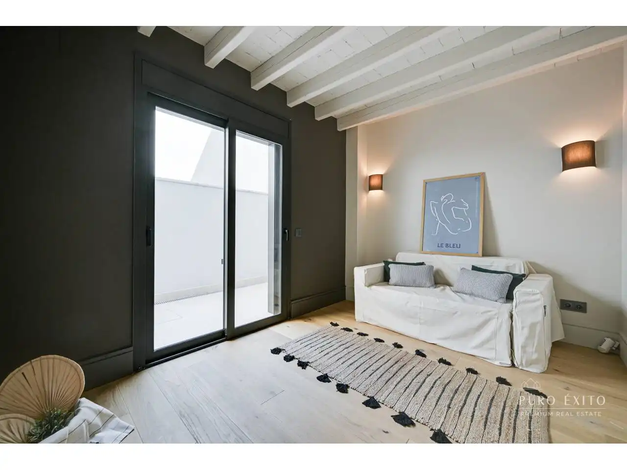 Sala de estar de Dúplex en venta en Barcelona con Aire acondicionado, Terraza y Balcón