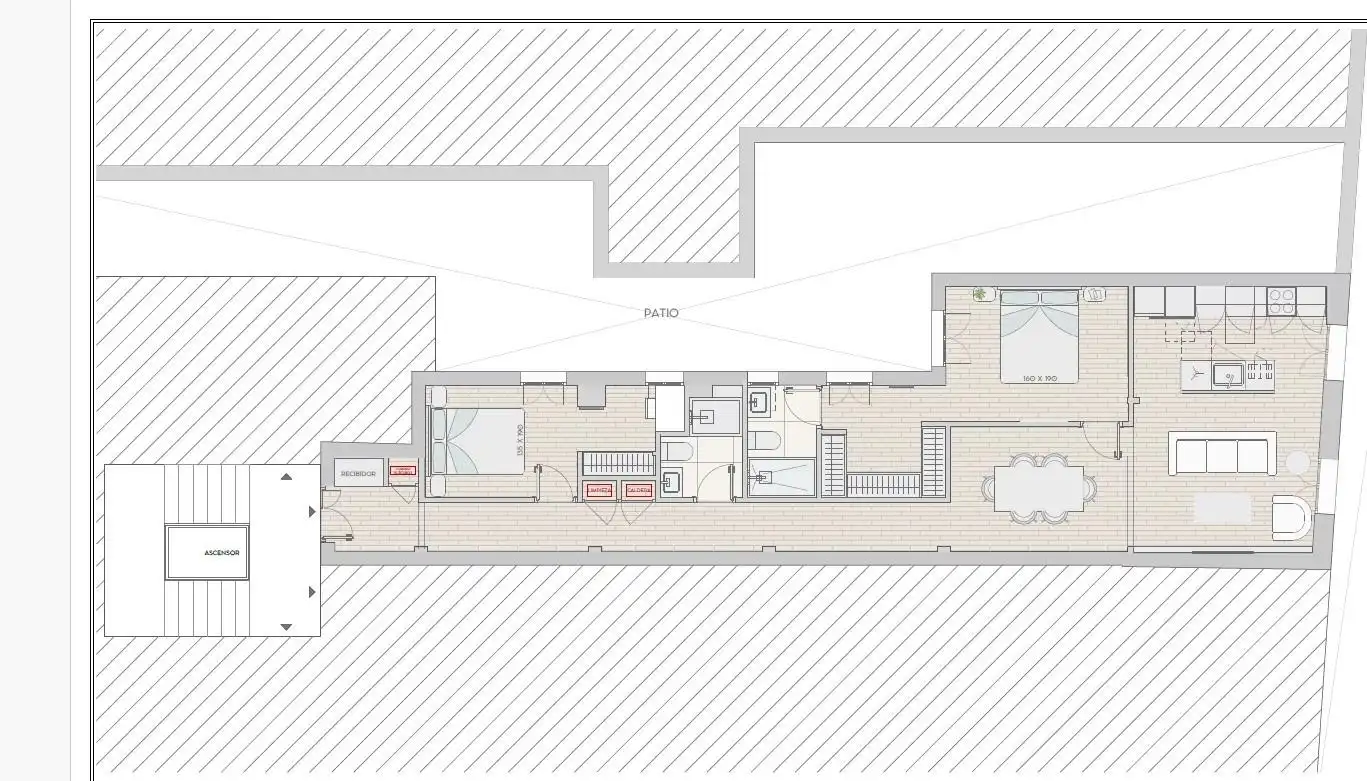 Piso con ascensor en venta en Barrio de Salamanca, imagen 12
