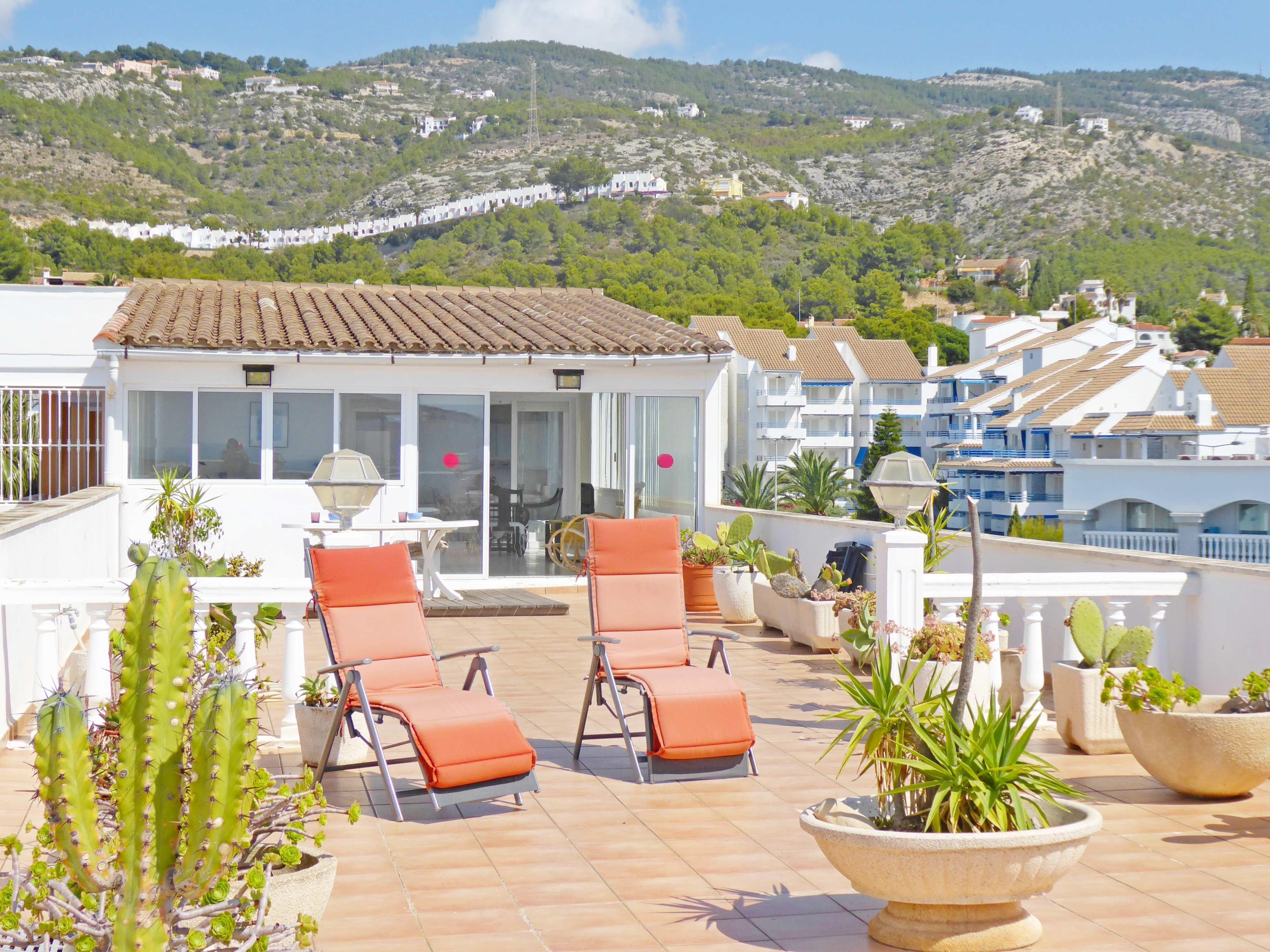 Terrace of Attic for sale in Alcalà de Xivert  with Terrace, Swimming Pool and Furnished