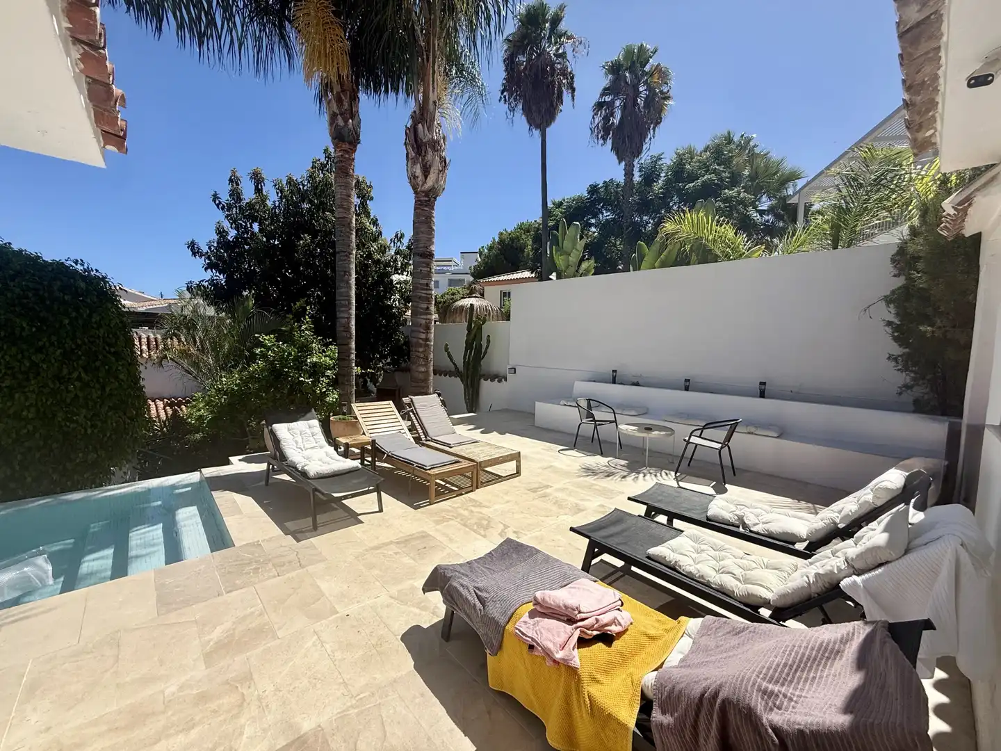 Terraza de Casa o chalet en venta en Marbella con Aire acondicionado, Jardín privado y Terraza