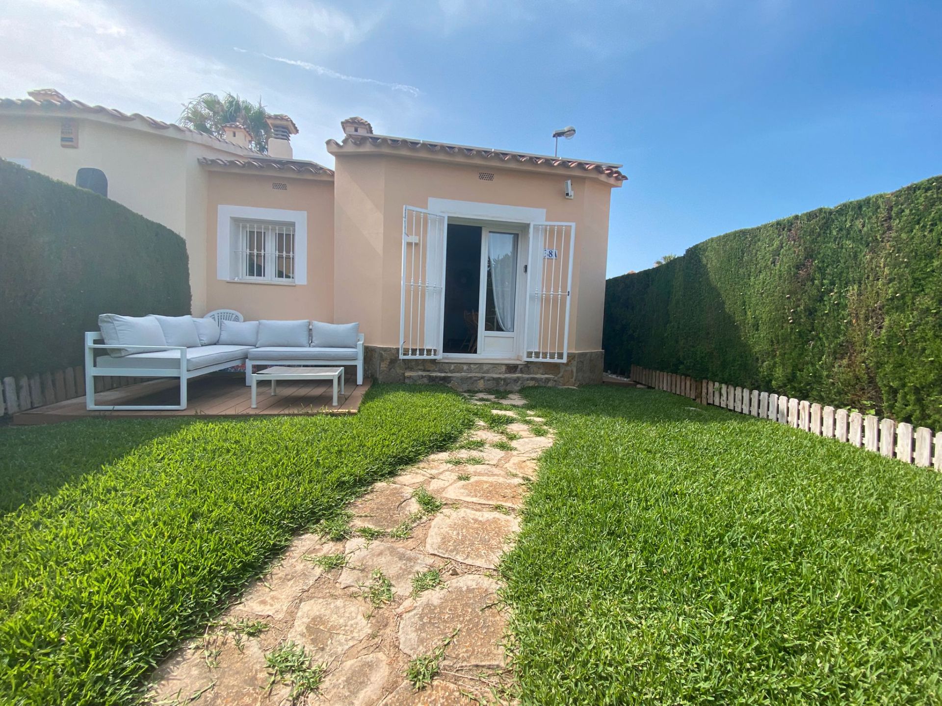 Garden of House or chalet for sale in Oliva  with Private garden, Terrace and Furnished