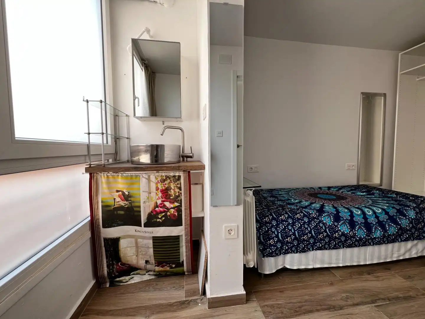 Schlafzimmer von Wohnung zur Miete in Granada mit Heizung und Möbliert