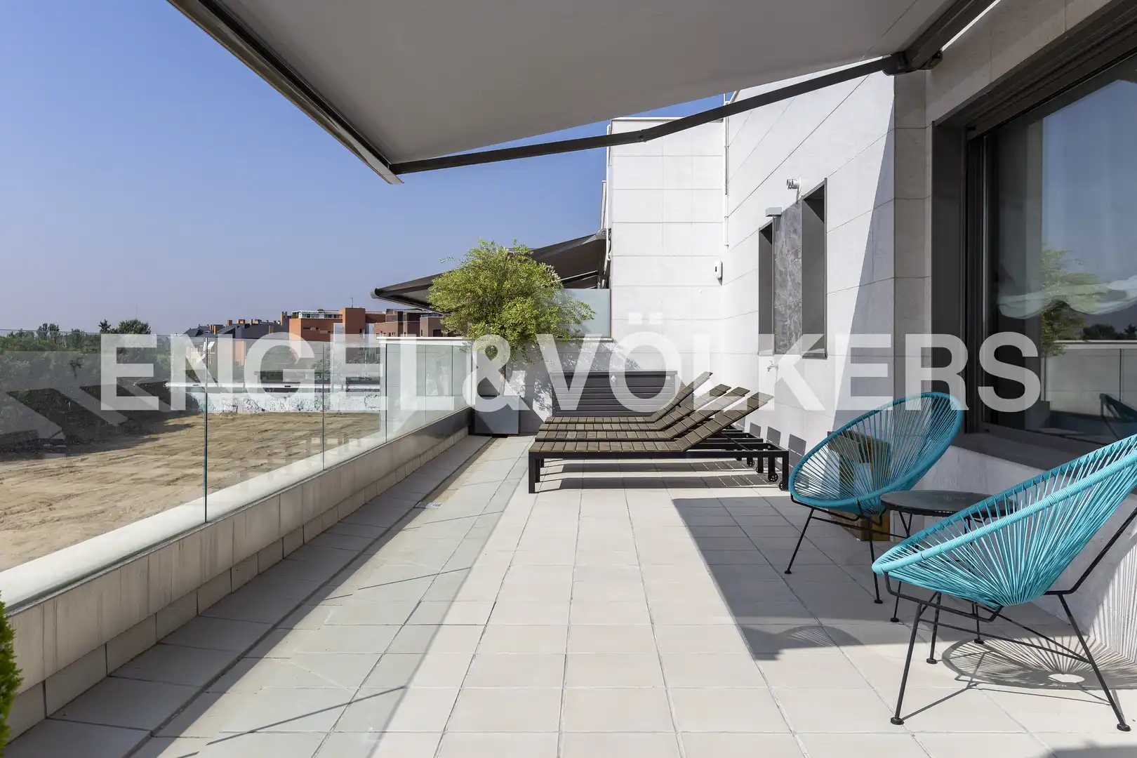 Terraza de Ático de alquiler en Madrid con Aire acondicionado, Calefacción y Terraza