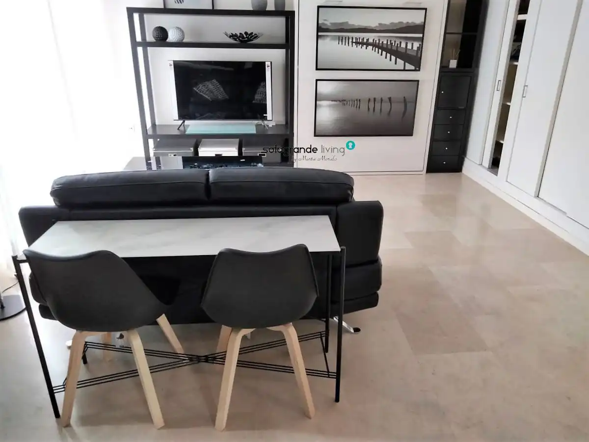 Living room of Apartments for sale in Sotogrande  with Air Conditioner, Heating and Furnished