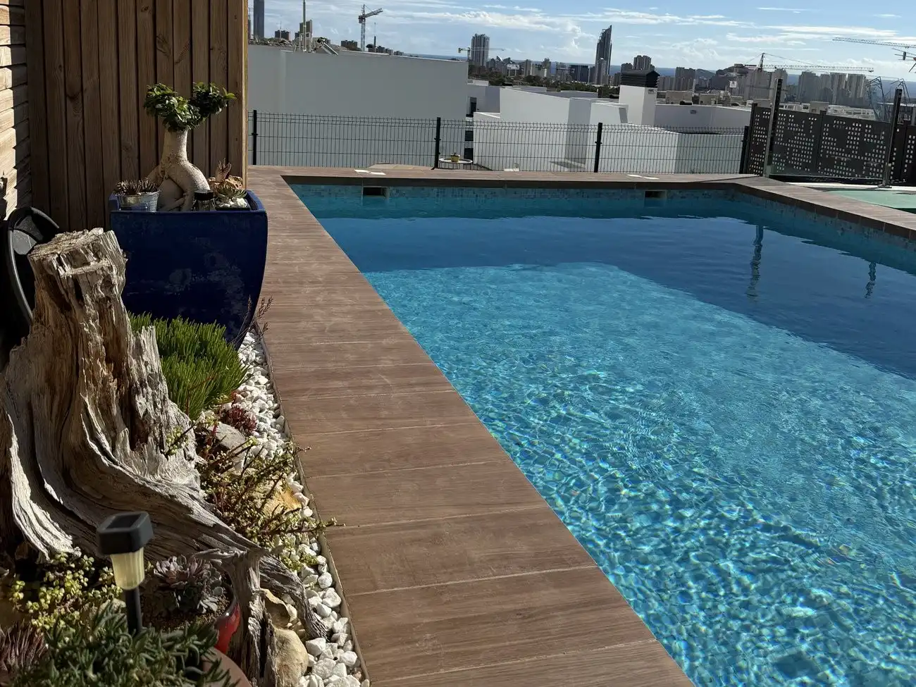 Piscina de Casa adosada en venda en Villajoyosa / La Vila Joiosa amb Calefacció, Jardí privat i Piscina