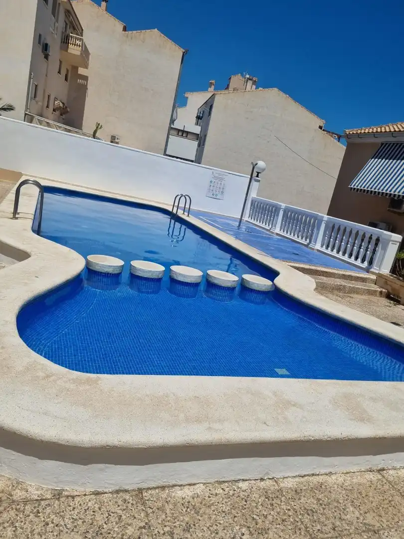 Schwimmbecken von Wohnungen zur Miete in El Campello mit Klimaanlage, Terrasse und Möbliert