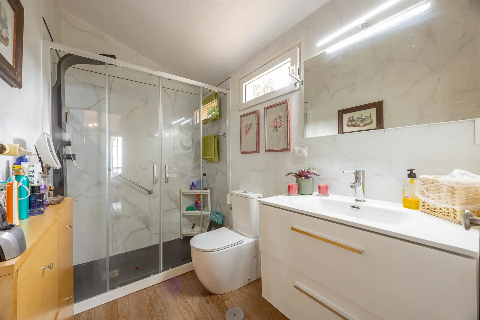 Bathroom of Houses for sale in Santa Brígida  with Private garden, Terrace and Storage room