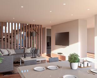 Sala d'estar de Casa adosada en venda en Vigo  amb Terrassa