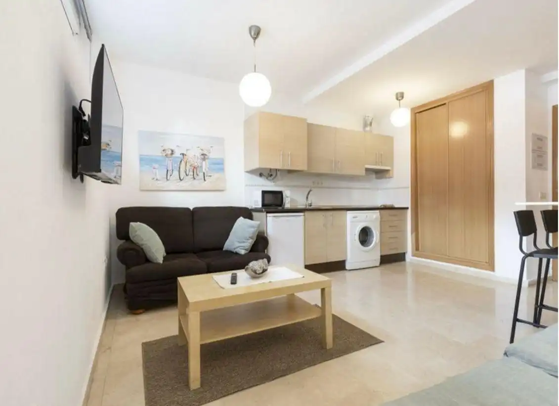 Sala de estar de Piso en venta en Málaga con Aire acondicionado y Amueblado