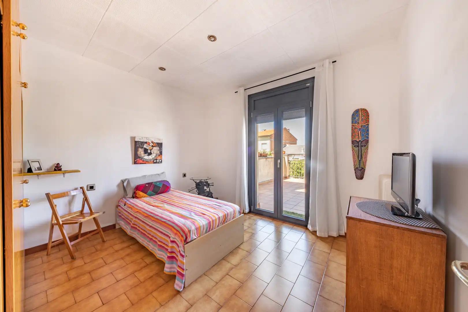 Dormitori de Casa adosada en venda en Santa Eugènia de Berga amb Calefacció, Jardí privat i Terrassa