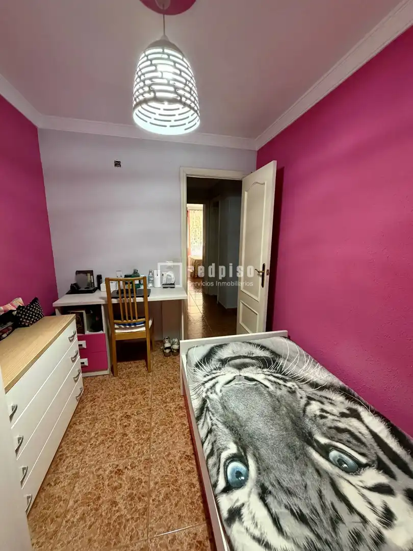 Bedroom of Flat for sale in Málaga