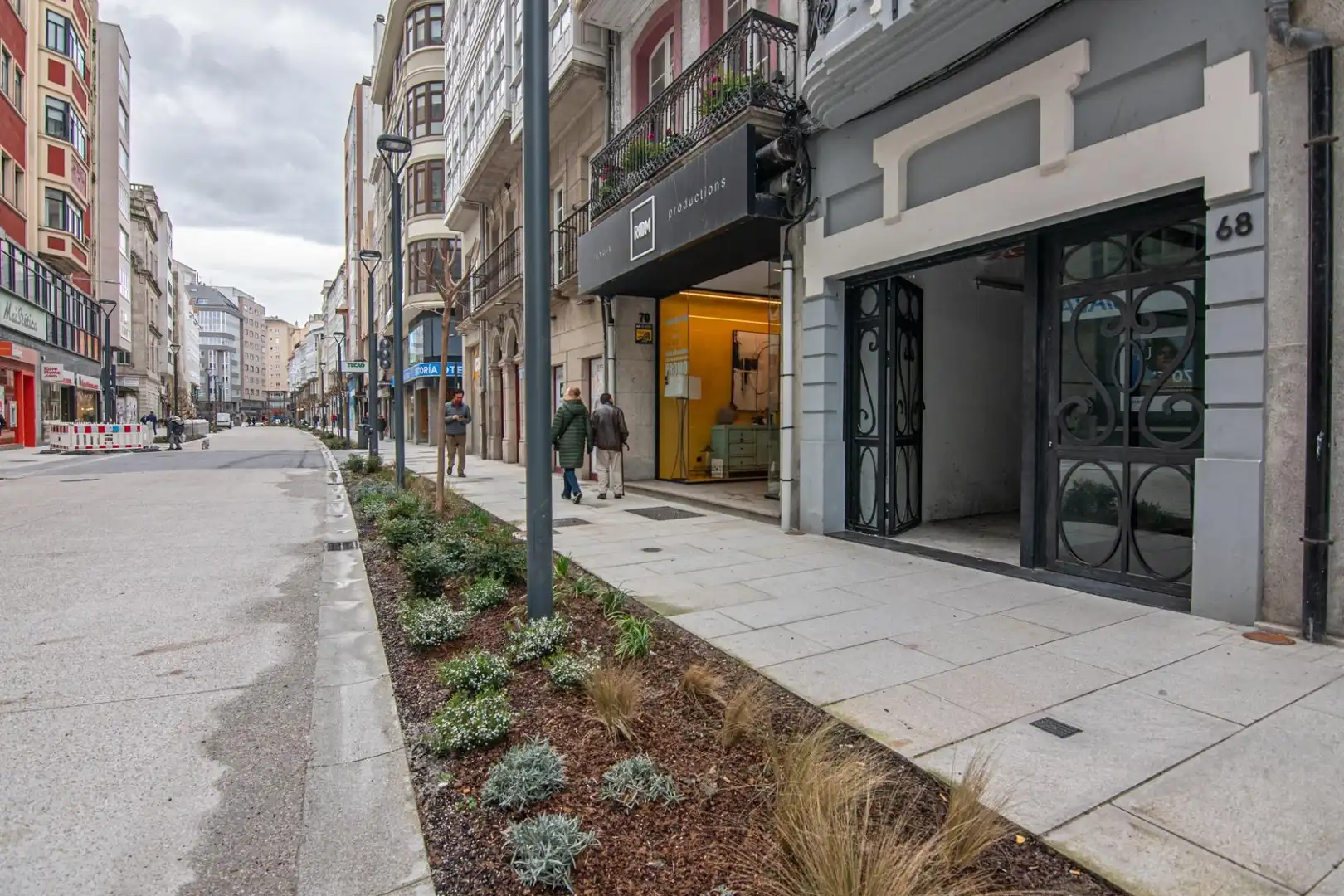 Vista exterior de Local de alquiler en A Coruña Capital 