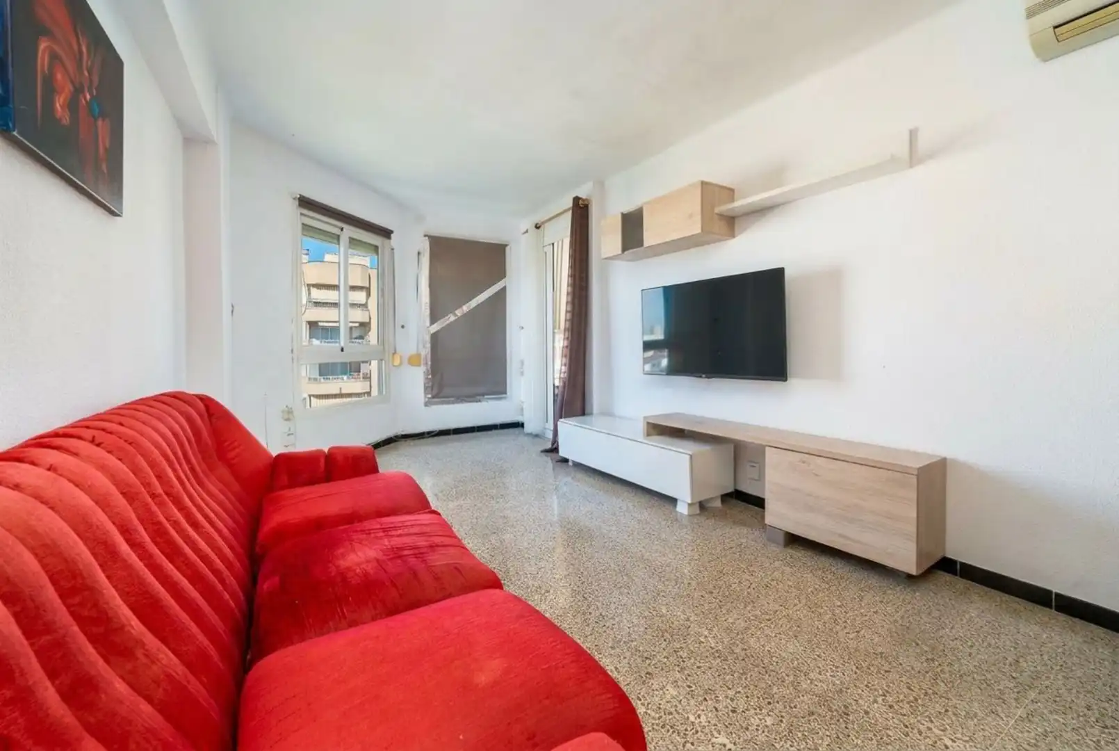 Living room of Flat for sale in  Palma de Mallorca  with Air Conditioner, Heating and Terrace