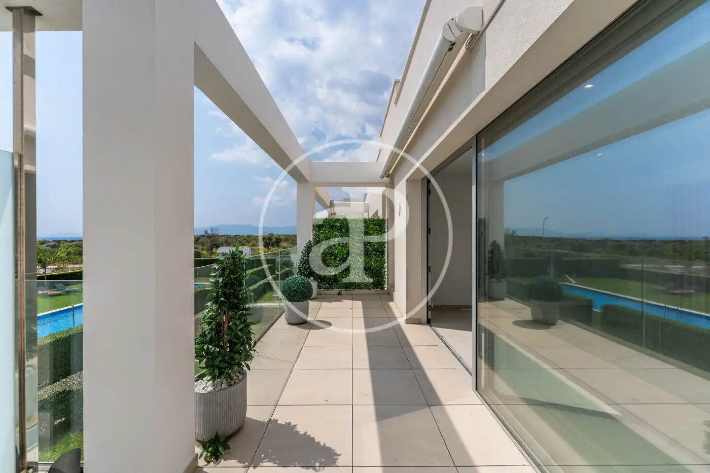 Terraza de Casa adosada en venta en  Palma de Mallorca con Aire acondicionado, Calefacción y Jardín privado