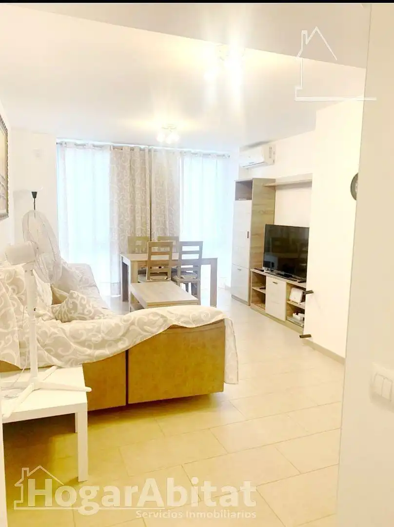 Sala de estar de Piso en venta en Sagunto / Sagunt con Aire acondicionado, Calefacción y Terraza