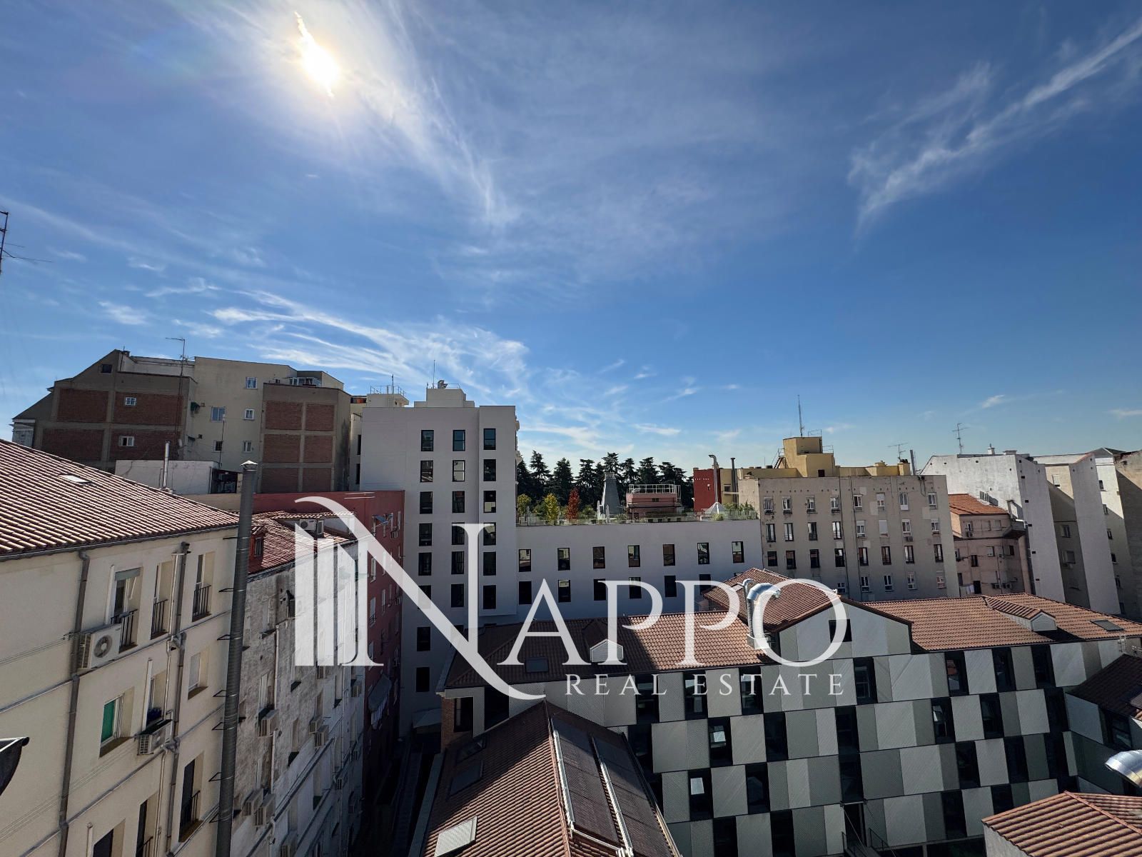 Exterior view of Attic for sale in  Madrid Capital  with Air Conditioner, Heating and Furnished