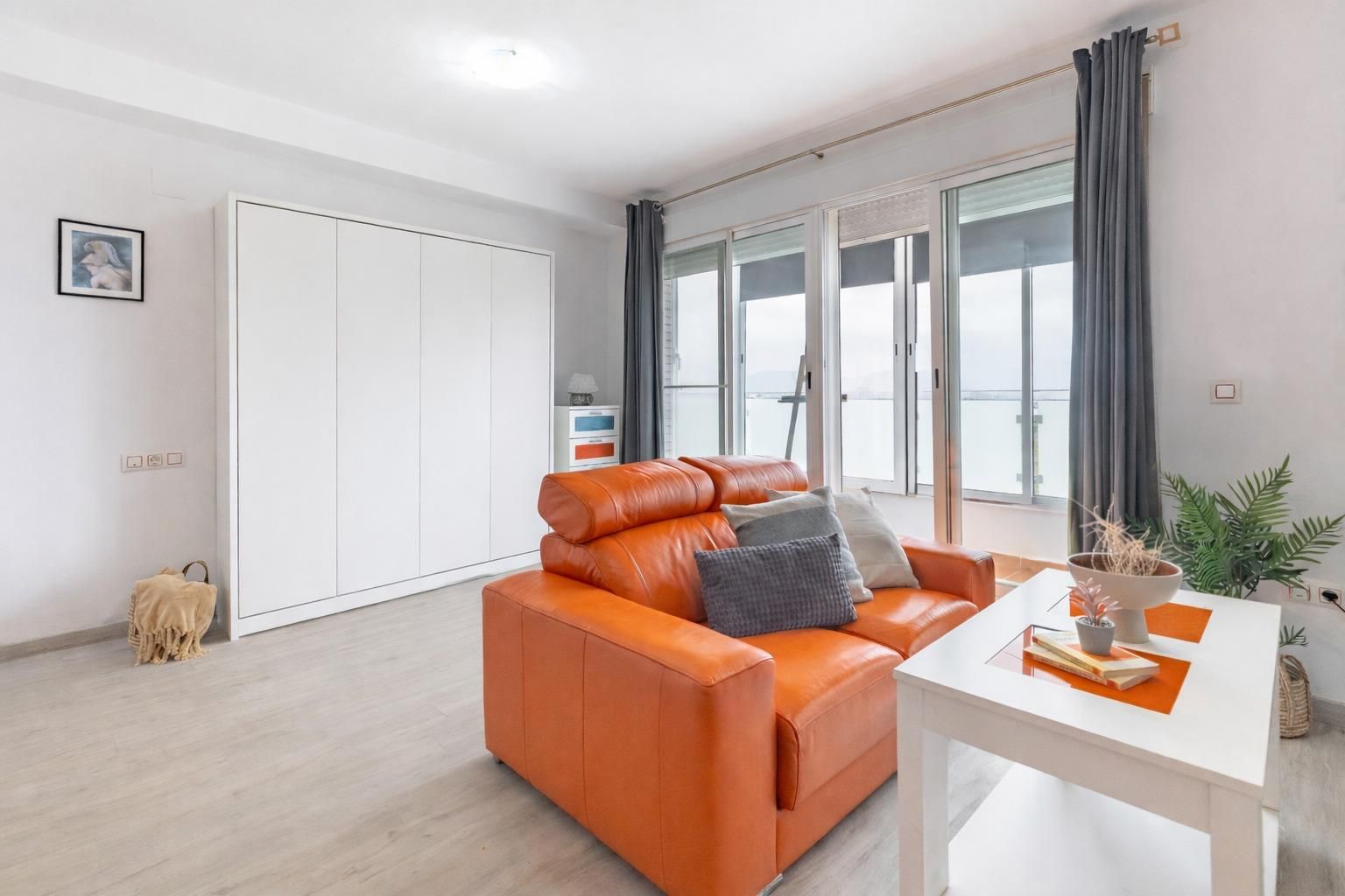 Wohnzimmer von Wohnung zum Verkauf in Massamagrell mit Klimaanlage, Abstellraum und Möbliert